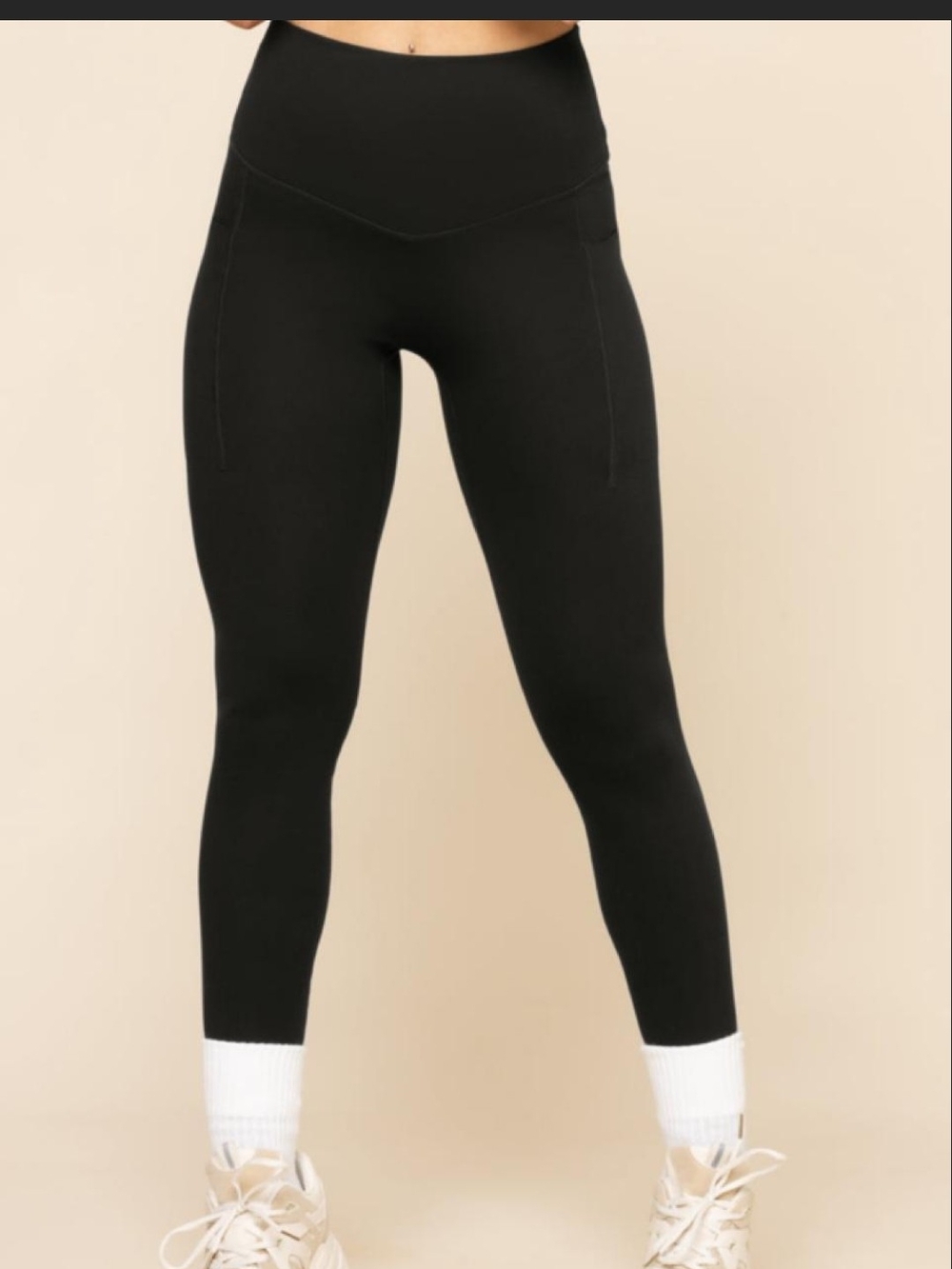 POPFLEX Black Supersculpt Leggings With Pockets